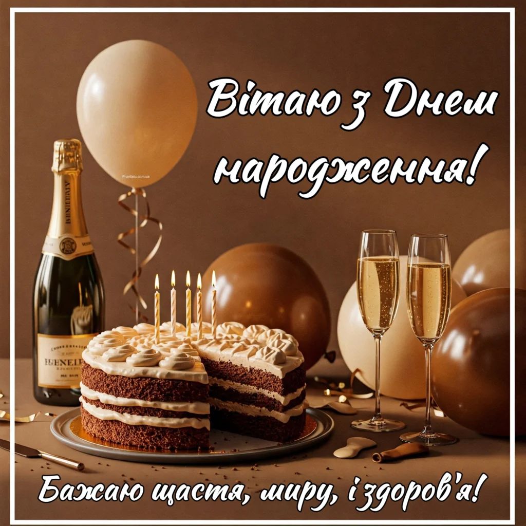 Привітання коханому з Днем народження