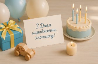 Привітання з Днем народження хлопчику