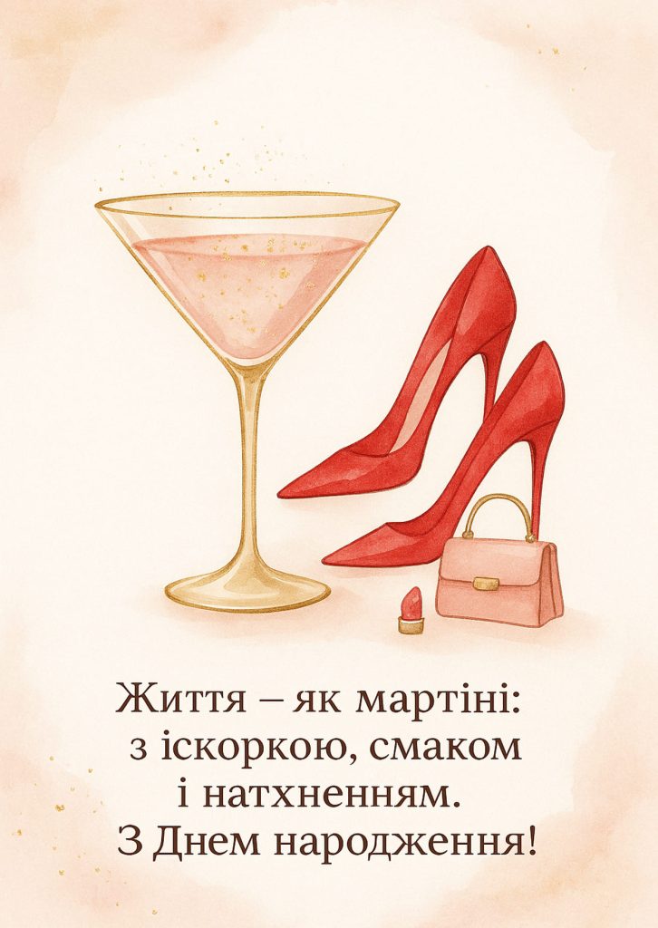 сучасна картинка з Днем народження жінці для соціальних мереж