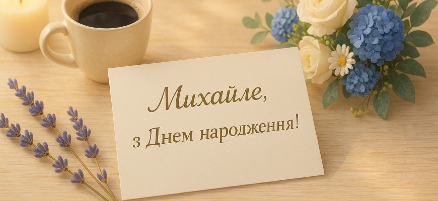 з днем народження михайле