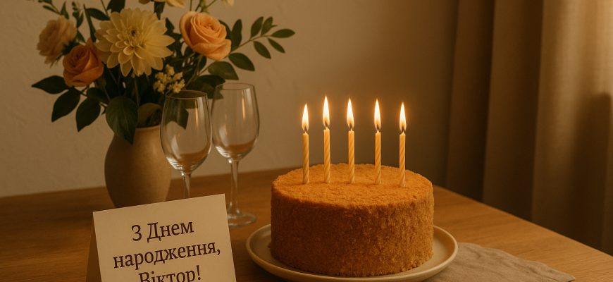 з днем народження віктор