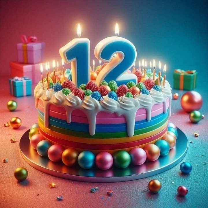 картинка 3 привітання з днем народження хлопчику 12  років