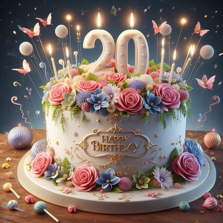 картинка 4 привітання з 20 річчям дівчині